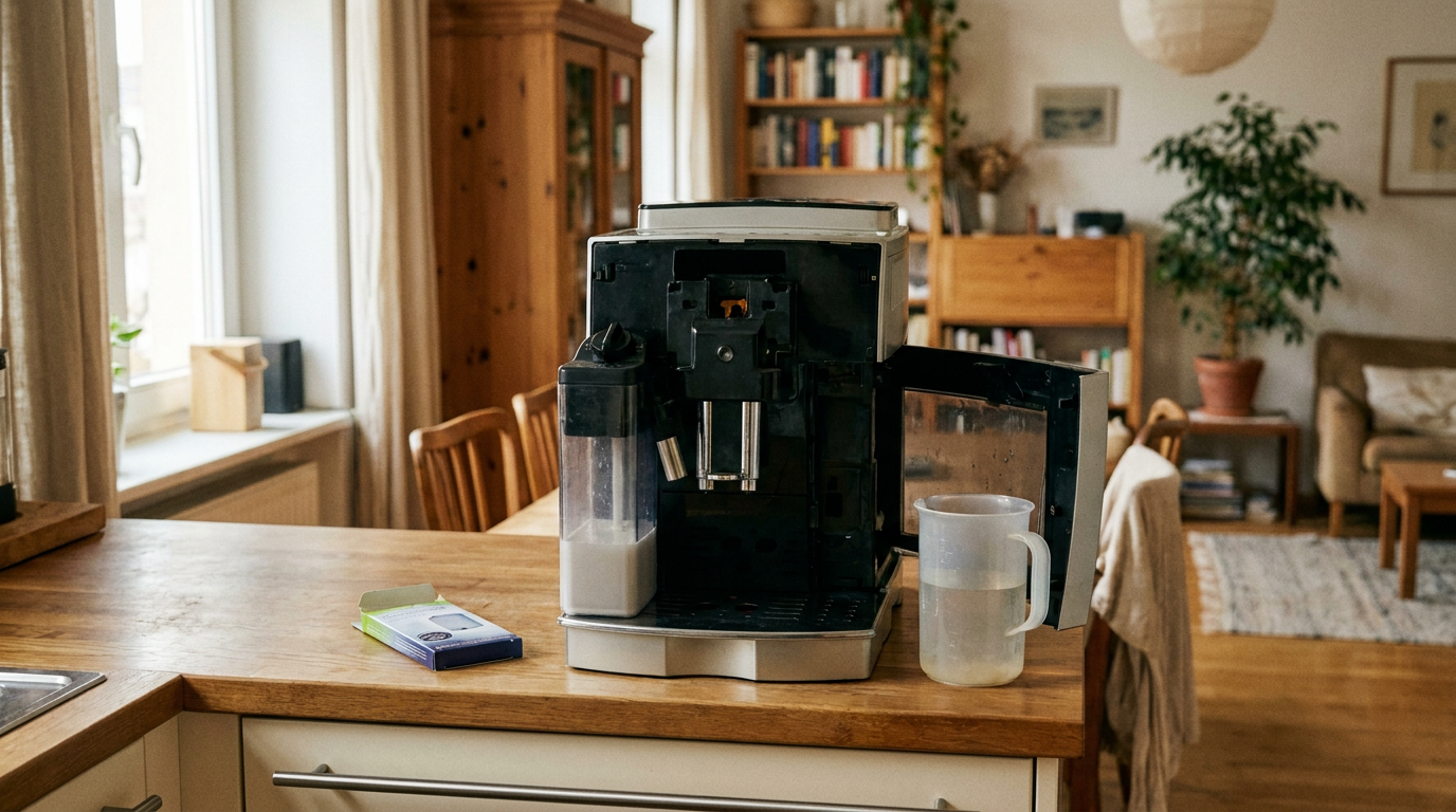 Kaffeevollautomat entkalken: So geht's richtig