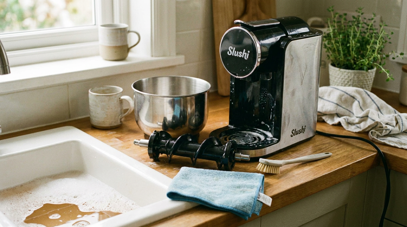 Slushi Maker reinigen: Nie wieder klebrige Rückstände! So bleibt dein Gerät hygienisch
