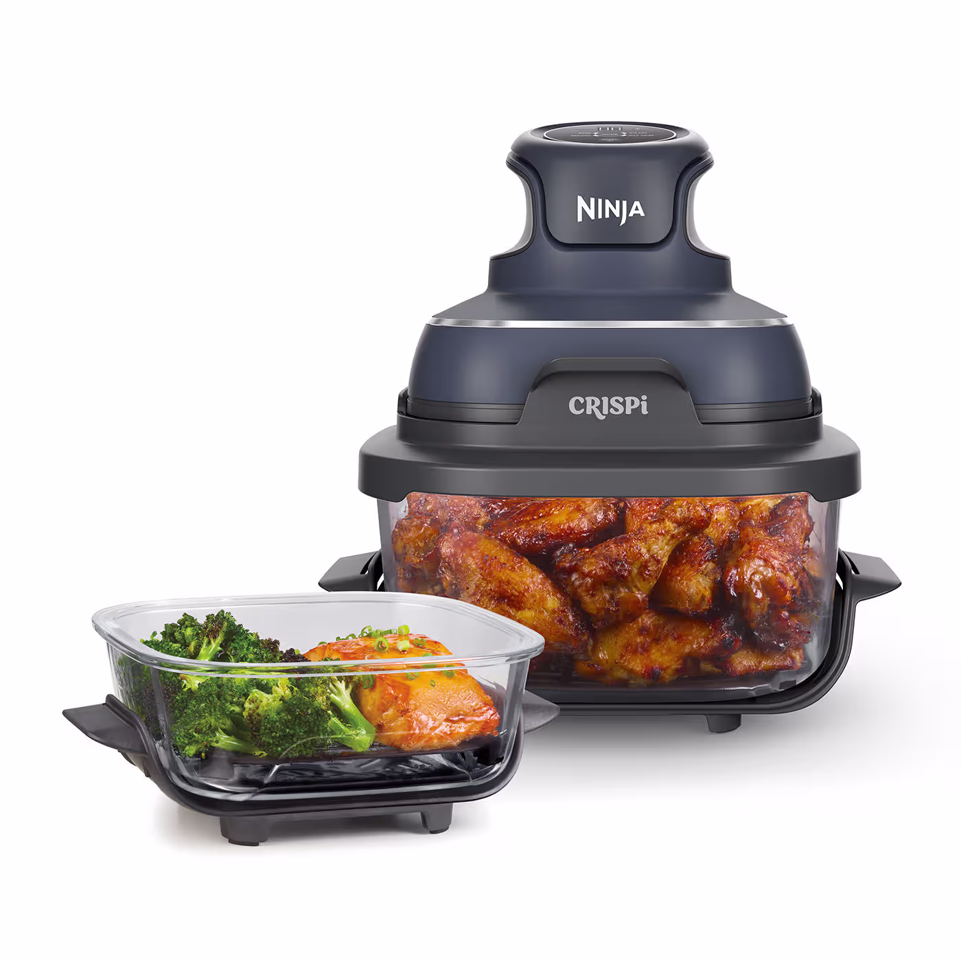 Ninja CRISPi 4-in-1 Glas-Heißluftfritteuse Cyber Space - FN101EUGY