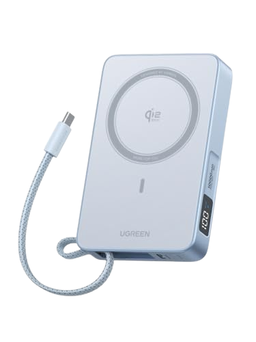 UGREEN UGREEN MagFlow Magnetic Wireless Power Bank (10000mAh, Qi2 25W, MagSafe-compatible)