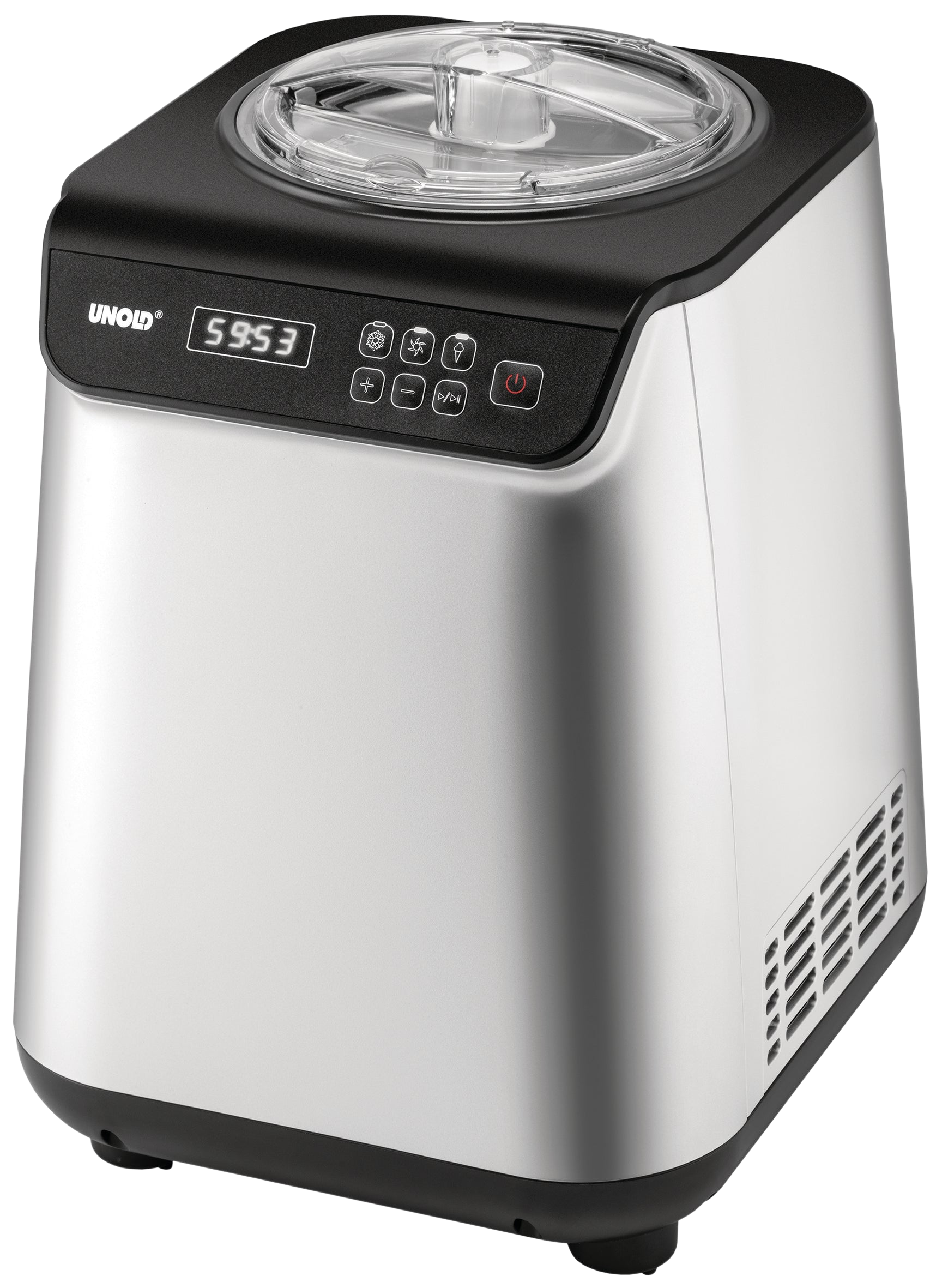 Unold Eismaschine Uno inklusive Eisbuch 1,2 L