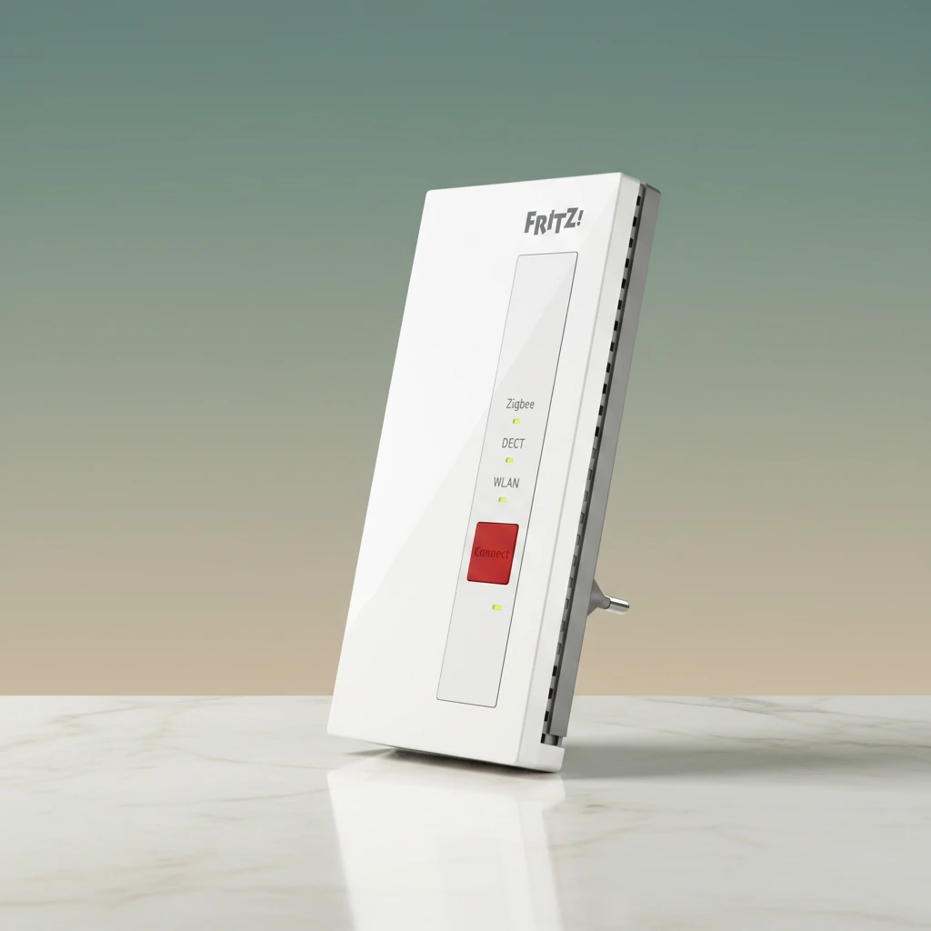 Redaktionelle Illustration: Wi-Fi 7 und Smart Home: Angebote im FRITZ!-Onlineshop – AVM FRITZ!Smart Gateway