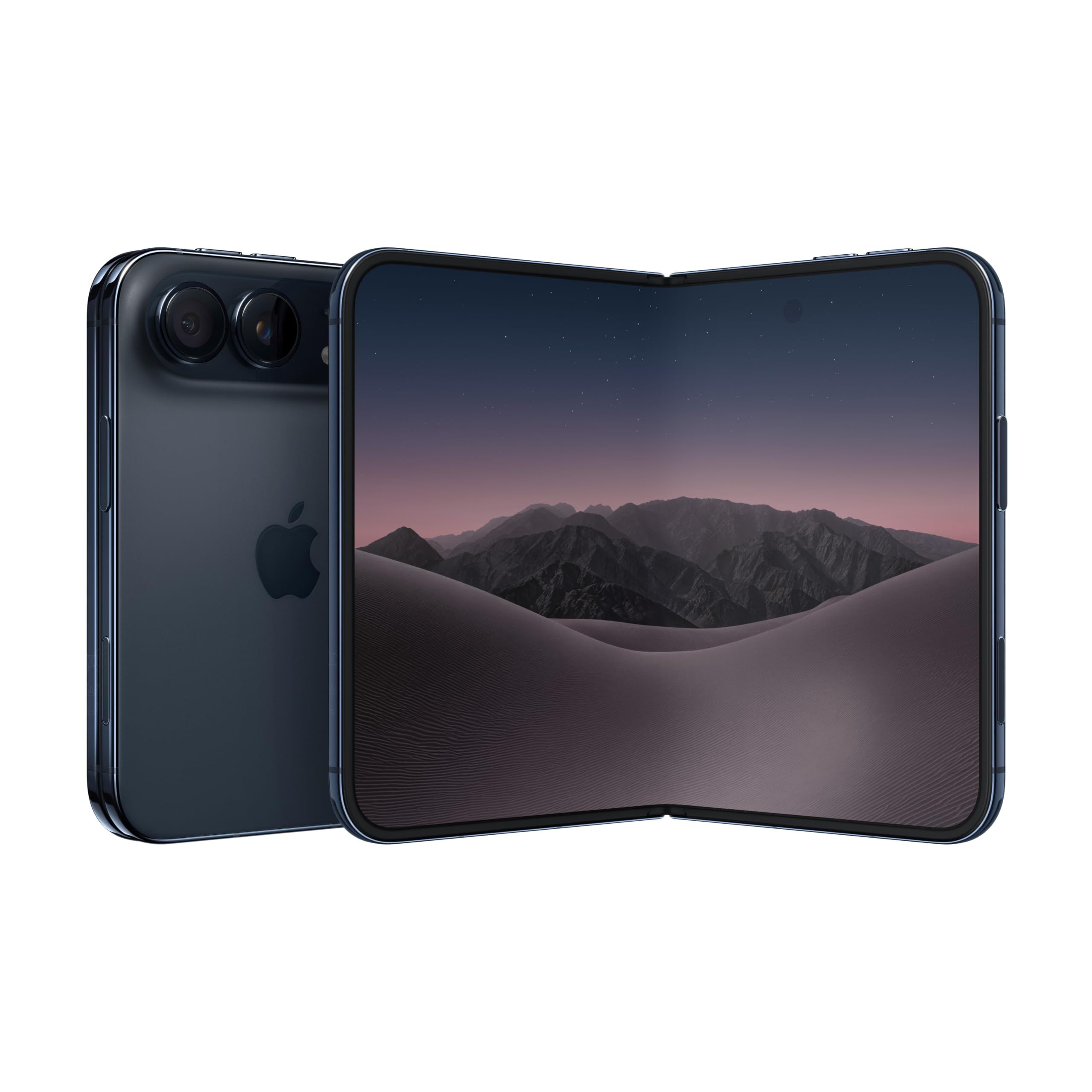 Freigestelltes Produktbild: Für zwei Displays: Apple optimiert Apps und Spiele für das neue iPhone Duo – iPhone Duo 512 GB