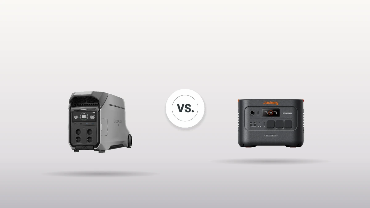 KI-Visualisierung – Symbolbild: EcoFlow DELTA Pro 3 vs Jackery Explorer 3000 v2: Das ultimative Outdoor-Duell