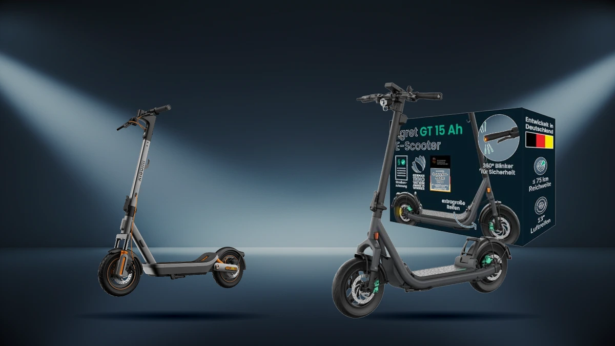 Produktvergleich – Pressebilder der getesteten Modelle: Xiaomi Electric Scooter 6 Max vs. Egret GT: Der ultimative…