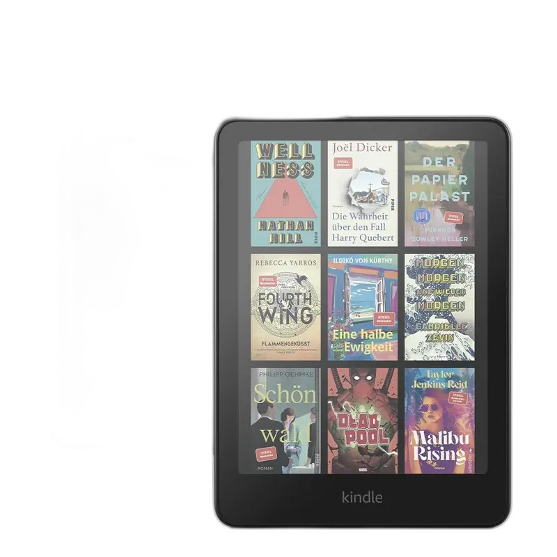 KI-Visualisierung – Deal-Grafik: Amazon Kindle Colorsoft Signature Edition für 199,99 Euro*: 39% Rabatt bei Amazon