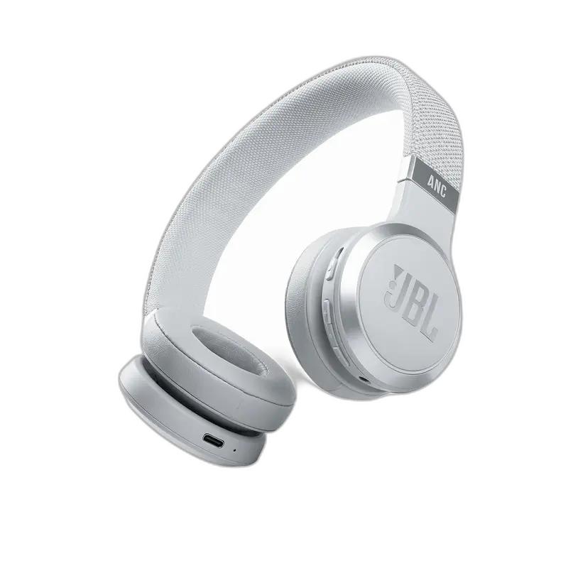 KI-Visualisierung – Deal-Grafik: JBL Live 460 NC kabelloser On-Ear Bluetooth-Kopfhörer - Weiß für 72,24 Euro*: 44% Rabatt…