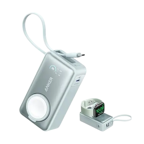 Deal-Übersicht: Anker MagGo Powerbank (10000mAh, 35W, für Apple Watch): 31%* Rabatt bei Amazon