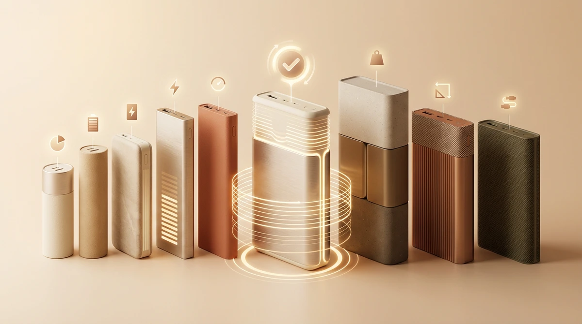 Symbolbild: Die beste Powerbank 2026: Dein Stromretter für unterwegs – Darauf musst du achten!