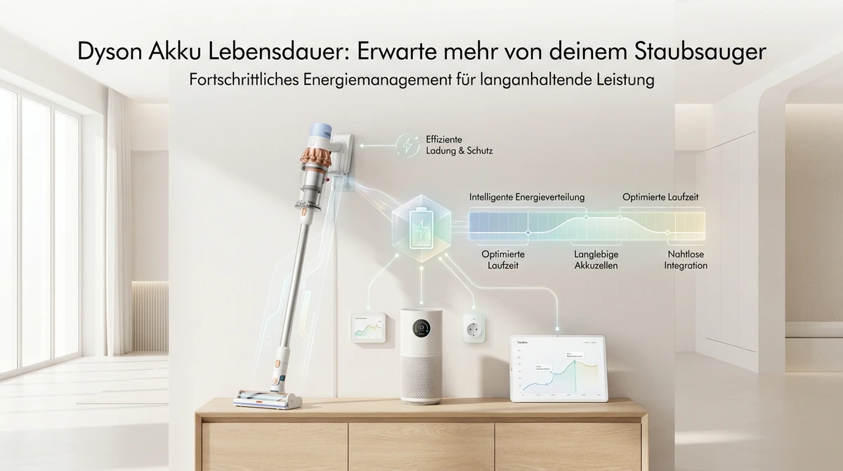 Symbolbild: Dyson Akku Lebensdauer: Erwarte mehr von deinem Staubsauger