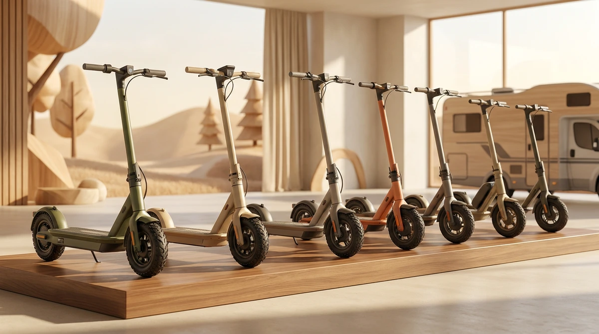 Symbolbild: E-Scooter für Wohnmobil & Camping: Dein mobiler Begleiter auf Reisen!
