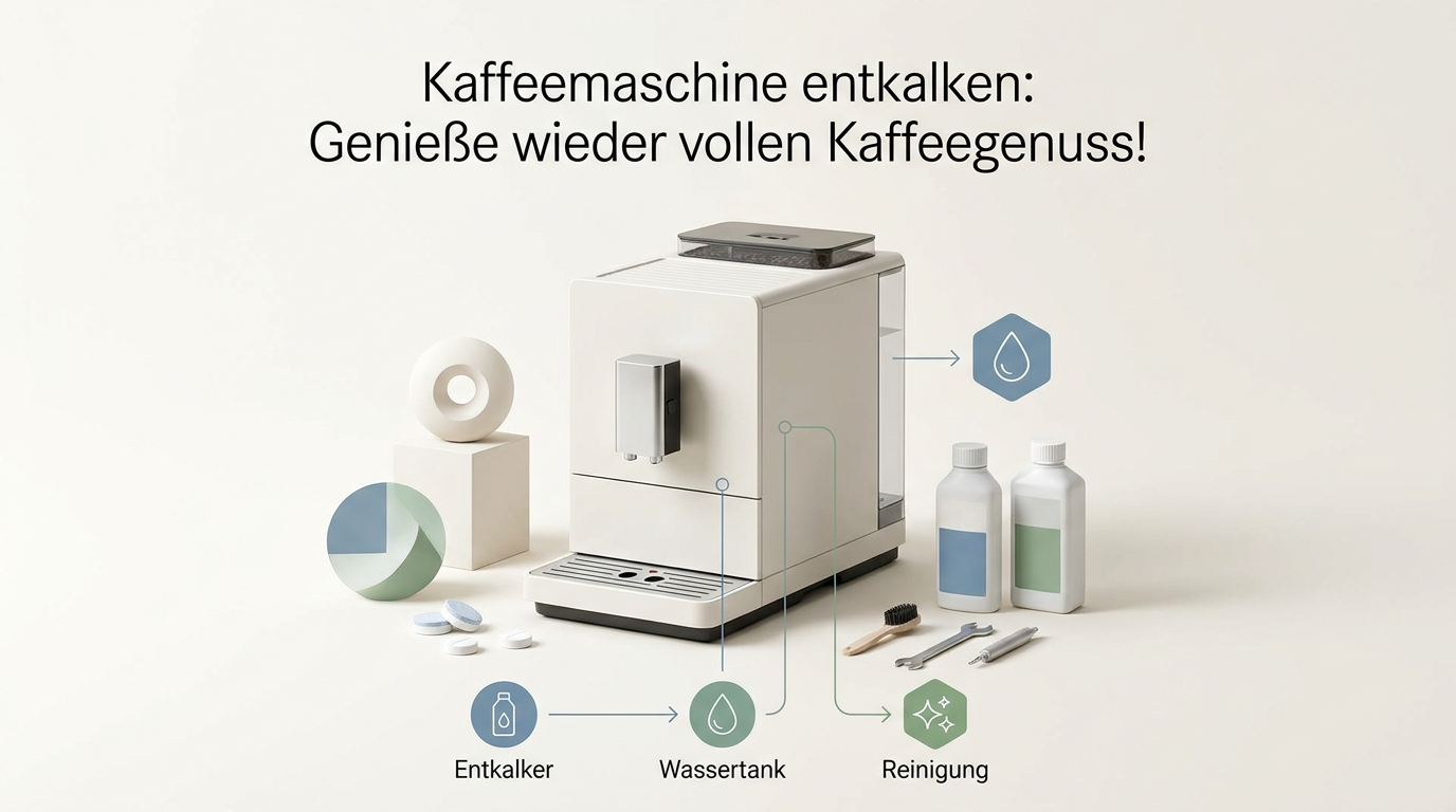 Symbolbild: Kaffeemaschine entkalken: Genieße wieder vollen Kaffeegenuss!