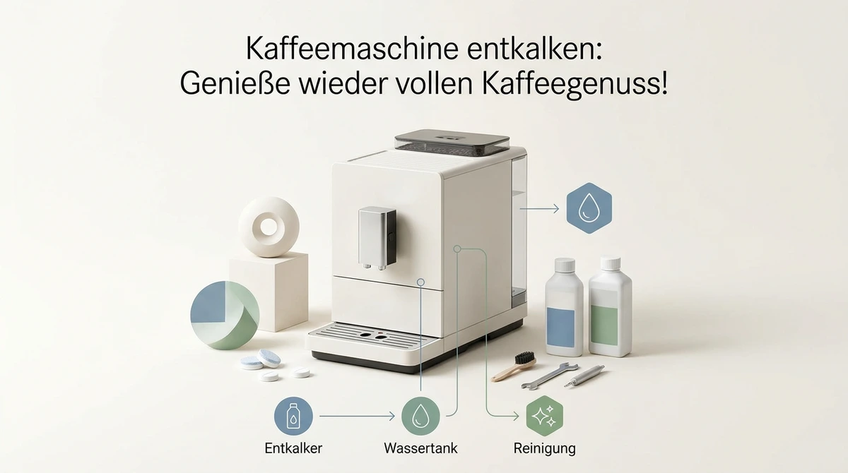 Symbolbild: Kaffeemaschine entkalken: Genieße wieder vollen Kaffeegenuss!