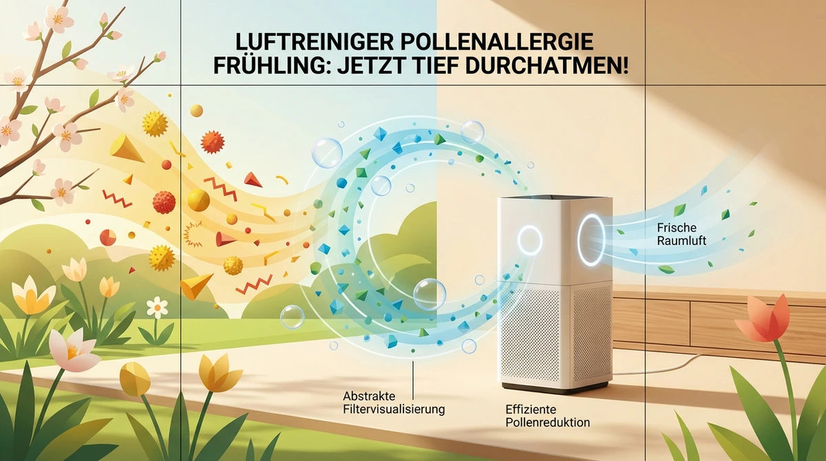 Symbolbild: Luftreiniger Pollenallergie Frühling: Jetzt tief durchatmen!