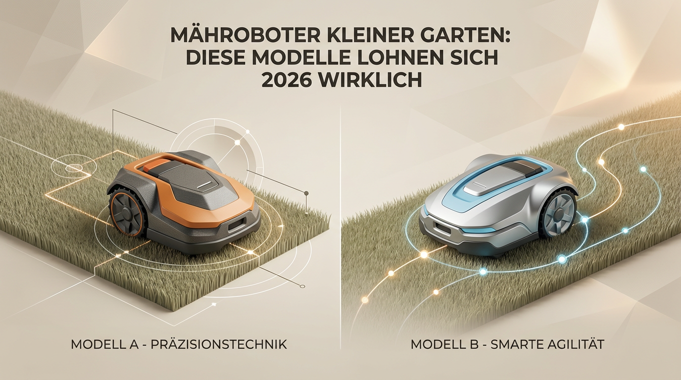 Symbolbild: Mähroboter kleiner Garten: Diese Modelle lohnen sich 2026 wirklich