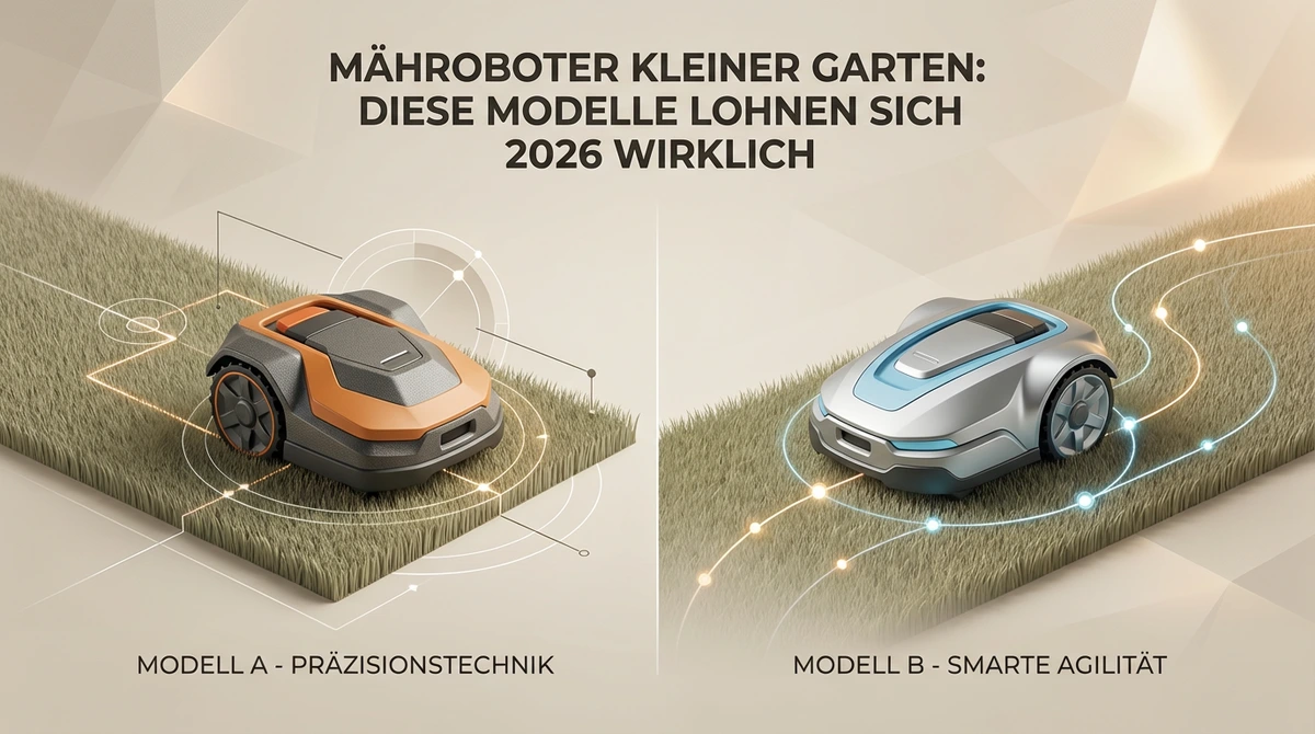 Symbolbild: Mähroboter kleiner Garten: Diese Modelle lohnen sich 2026 wirklich
