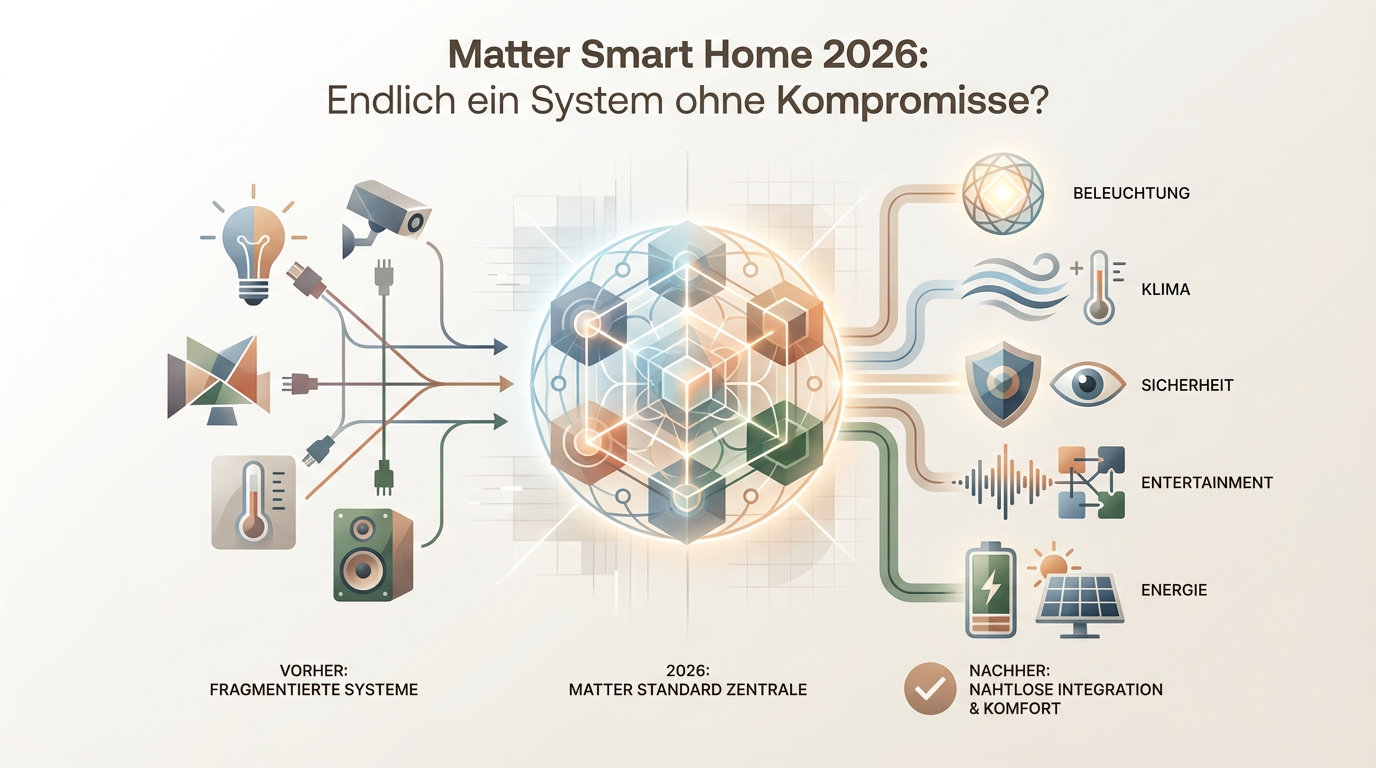 Symbolbild: Matter Smart Home 2026: Endlich ein System ohne Kompromisse?