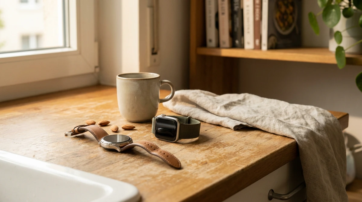 KI-Visualisierung – Symbolbild: Nachhaltig smart: Wie das EU-Label die Reparierbarkeit von Smartwatches revolutioniert