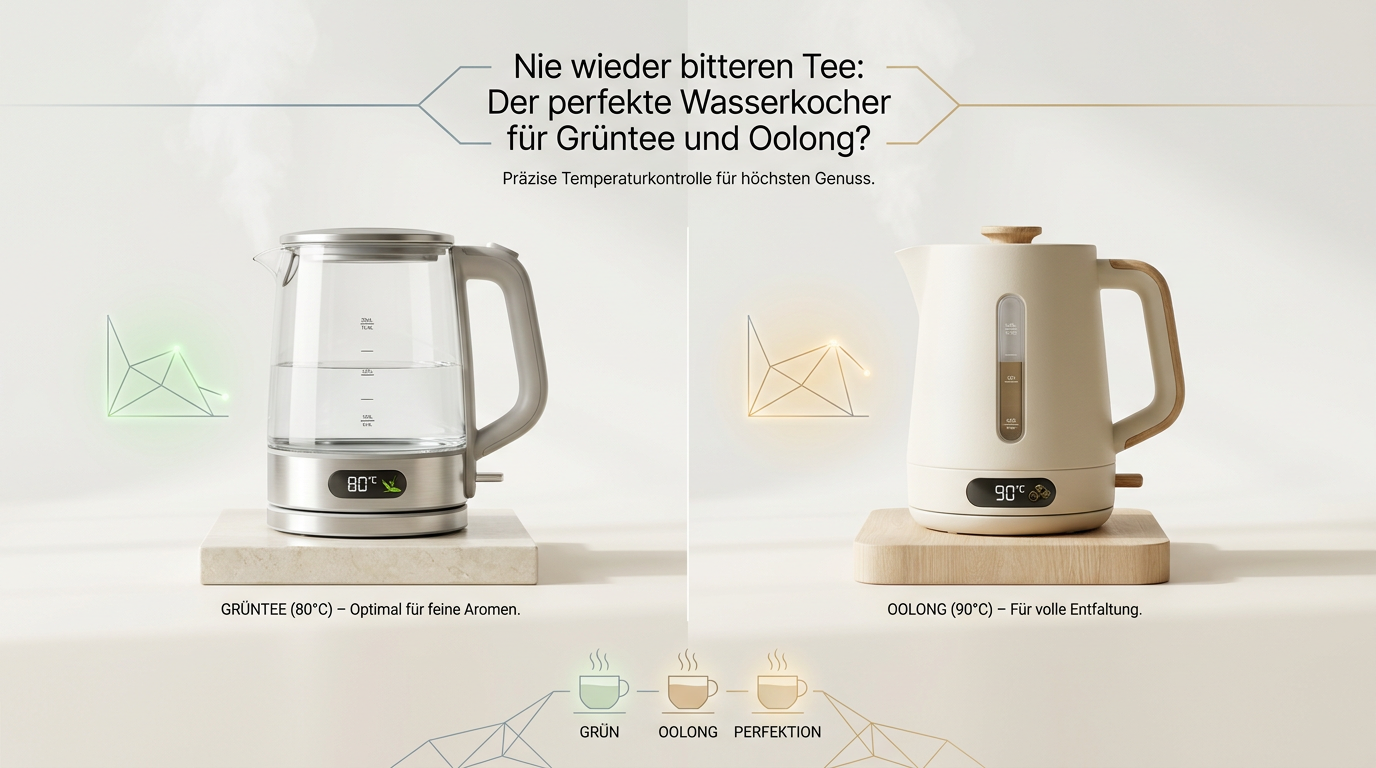 Symbolbild: Nie wieder bitteren Tee: Der perfekte Wasserkocher für Grüntee und Oolong?