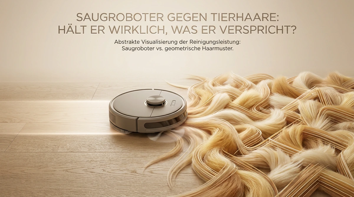 Symbolbild: Saugroboter für Tierhaare: Macht er dein Zuhause tierfreundlich sauber?