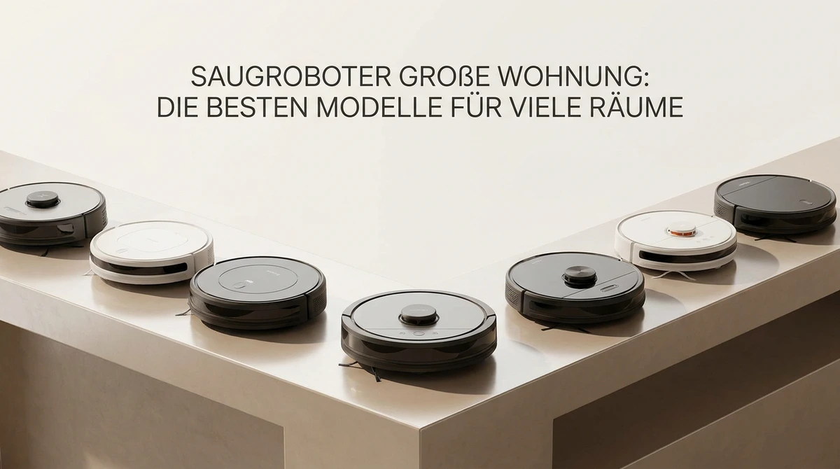 Symbolbild: Saugroboter große Wohnung: Die besten Modelle für viele Räume