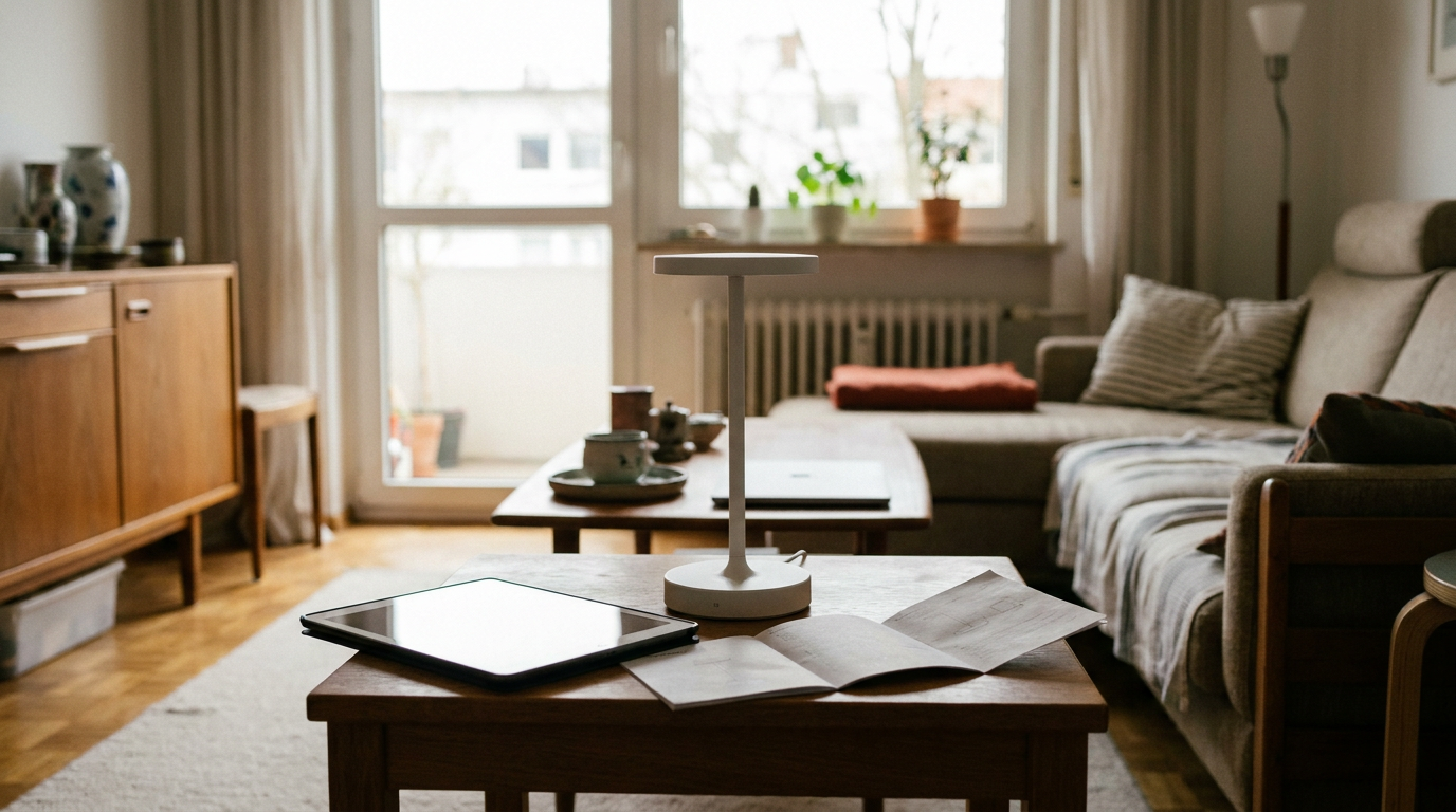 KI-Visualisierung – Symbolbild: Smarte Lampe verbindet sich nicht? Licht ins Dunkel bringen!