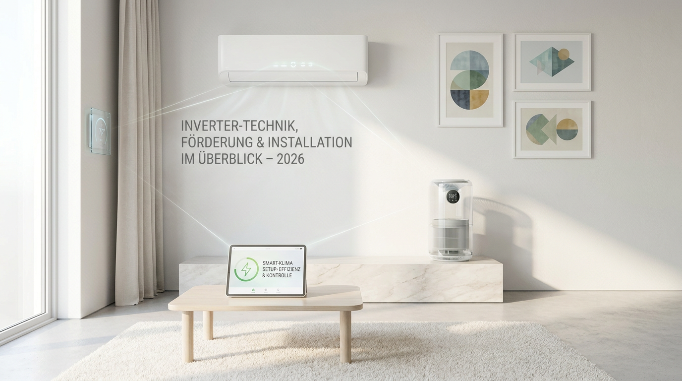 Symbolbild: Split-Klimaanlagen 2026: Inverter-Technik, Förderung & Installation im Überblick