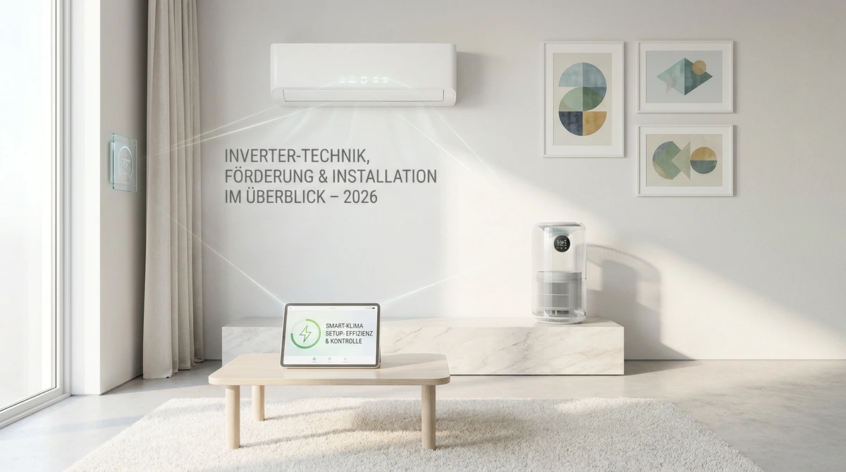 Symbolbild: Split-Klimaanlagen 2026: Inverter-Technik, Förderung & Installation im Überblick