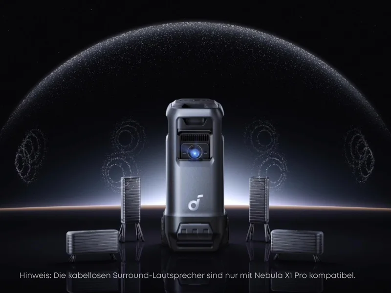 Pressebild: Soundcore startet Vorverkauf für Nebula X1 Pro mit Gratis-Zugaben