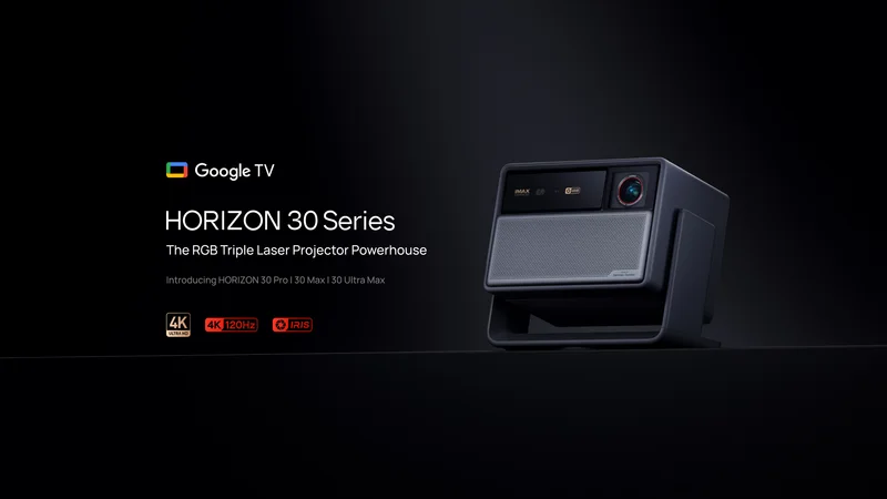Pressebild: XGIMI stellt HORIZON 30 Serie mit 4K-Laser und 120 Hz vor