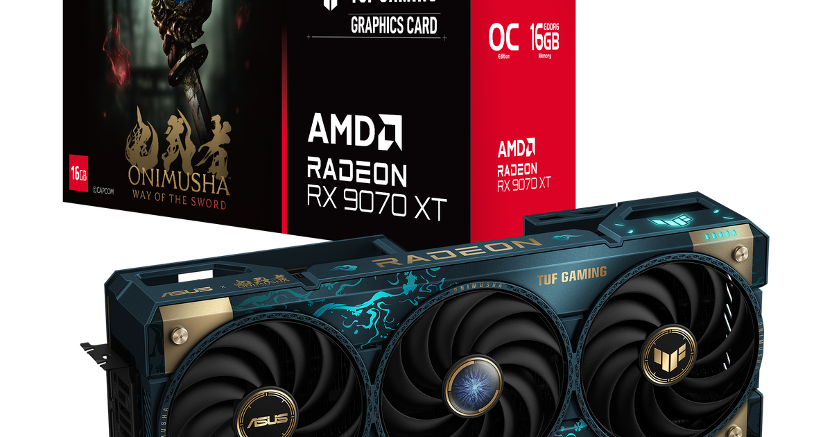 Pressebild: ASUS stellt TUF Gaming Radeon RX 9070 XT Onimusha Edition vor