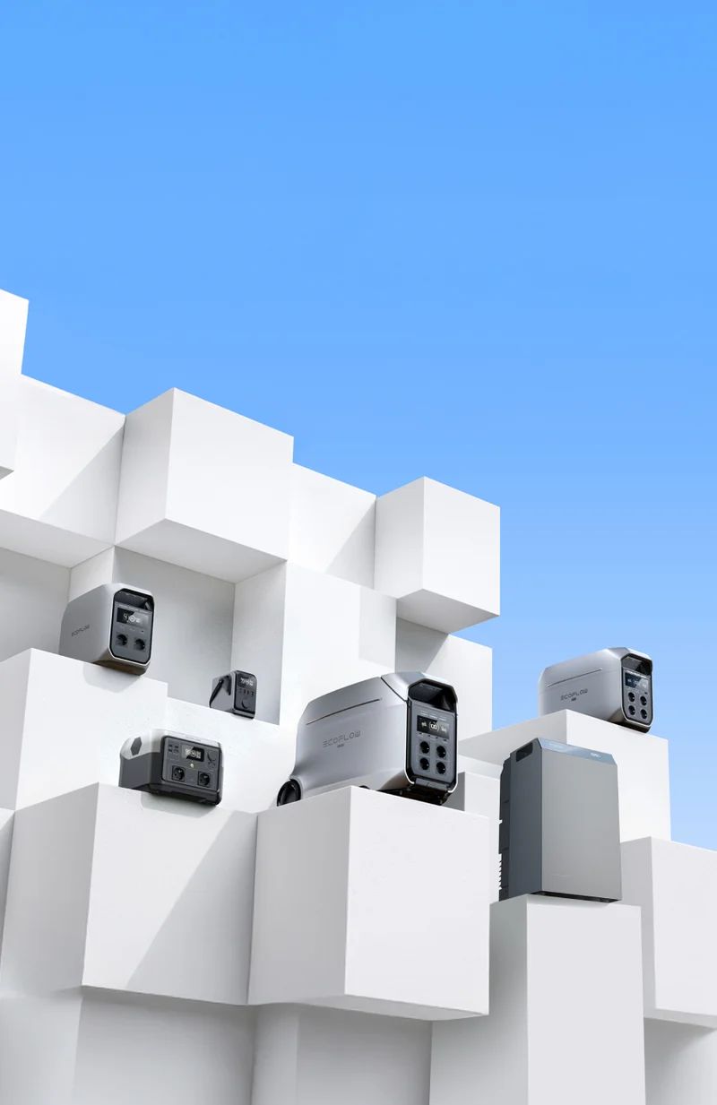 Produktbild: 2.300 W Ausgangsleistung: EcoFlow STREAM Balkonkraftwerk modular erweiterbar bis 23 kWh – STREAM Ultra X