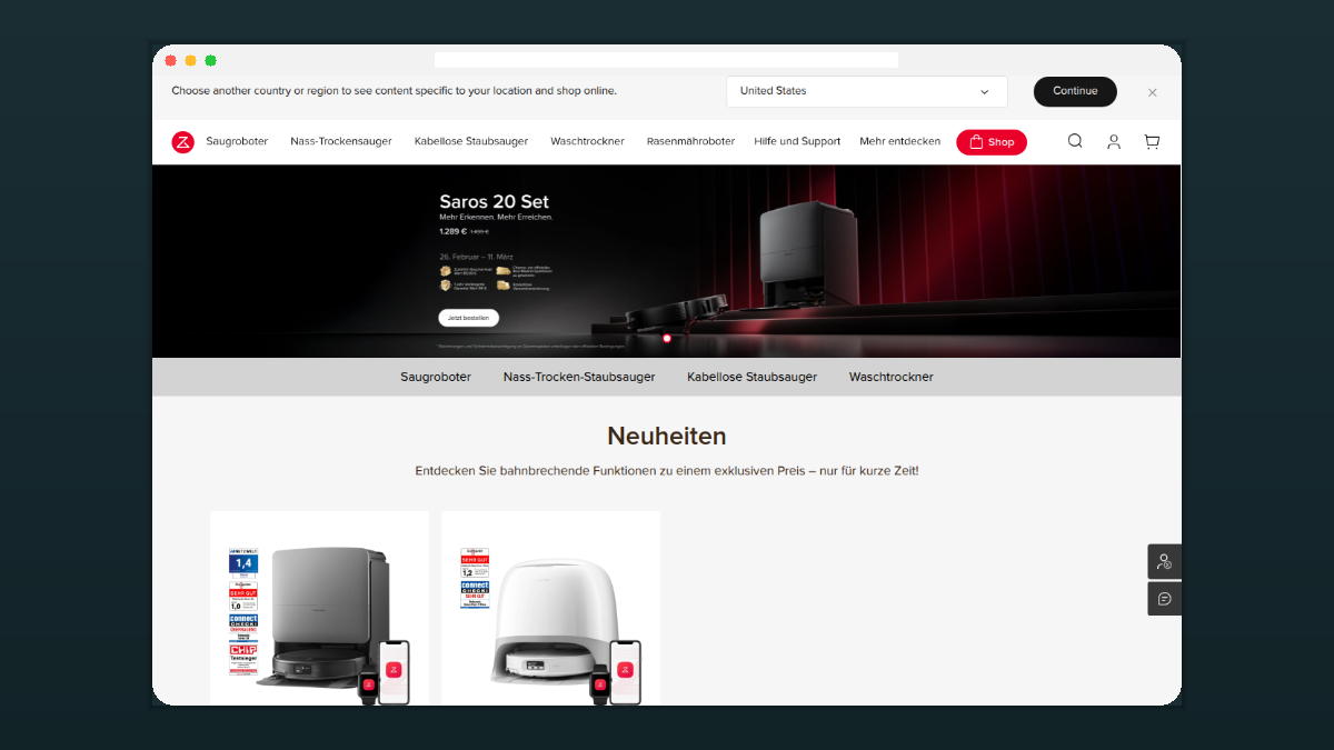 Roborock startet Spring Sale Gewinnspiel mit F25 GT und Saros 20
