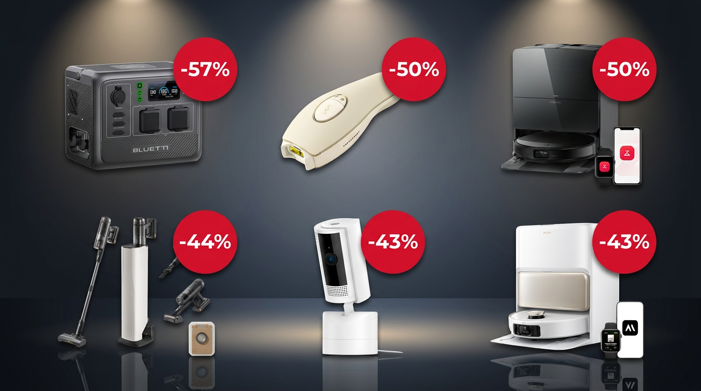 KI-Visualisierung – Deal-Collage: Die besten Schnäppchen zum Wochenende – KW 35 – AC60