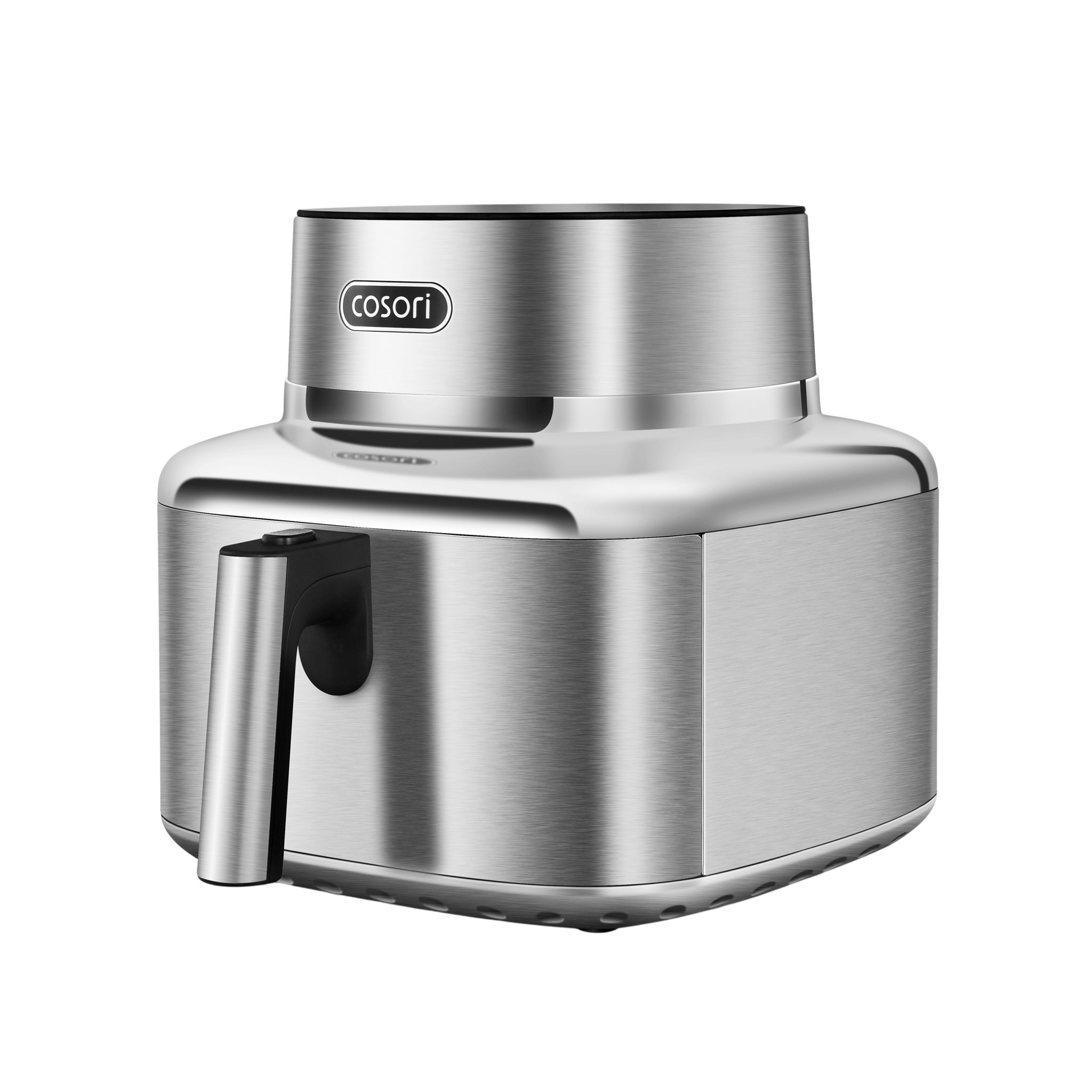 Freigestelltes Produktbild: Cosori ICONIC: Neue Edelstahl-Heißluftfritteuse mit Keramik-Korb – TurboBlaze™ 6.0-Liter…