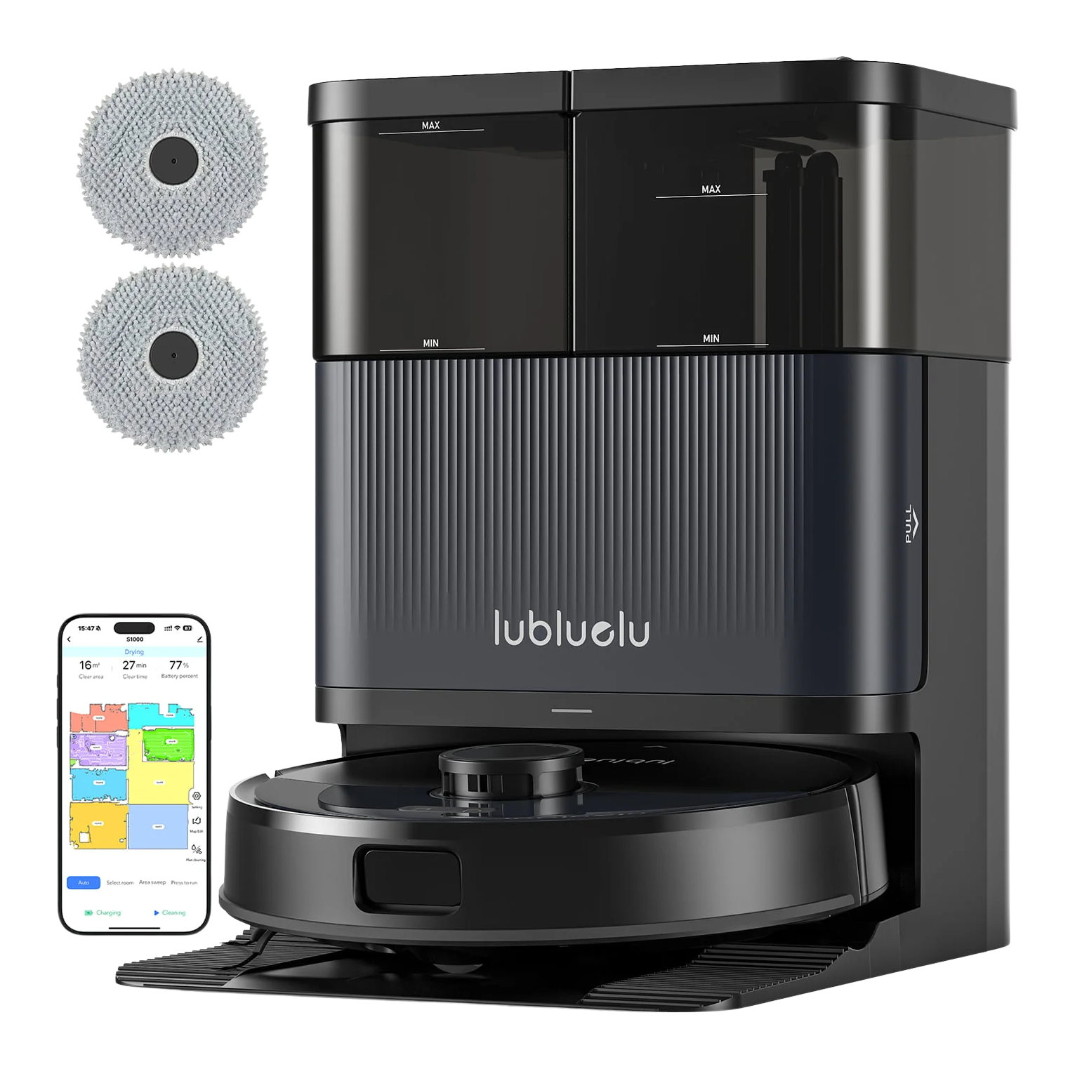lubluelu lubluelu S1000 - 10.000Pa All-in-One-Saugroboter