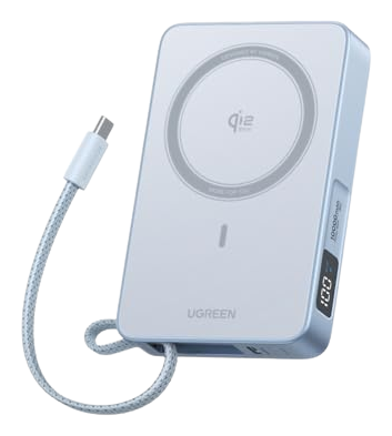 UGREEN UGREEN MagFlow Magnetic Wireless Power Bank (10000mAh, Qi2 25W, MagSafe-compatible)