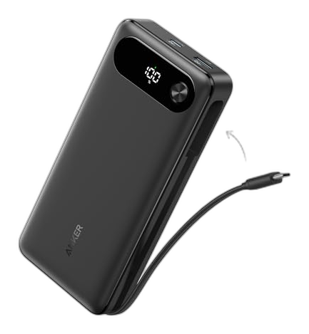 Anker Anker Powerbank (20K, 87W, Integriertes USB-C Kabel)