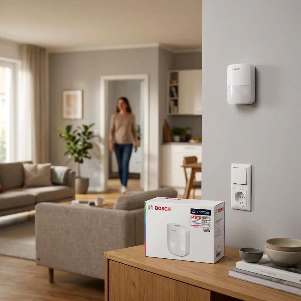 Bosch Bewegungsmelder II [+M] – being used in a natural, realistic everyday scenario