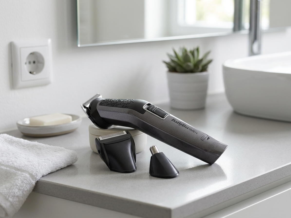 BaByliss 10-in-1 Carbon Titanium MT860E – placed in a clean, well-lit home environment