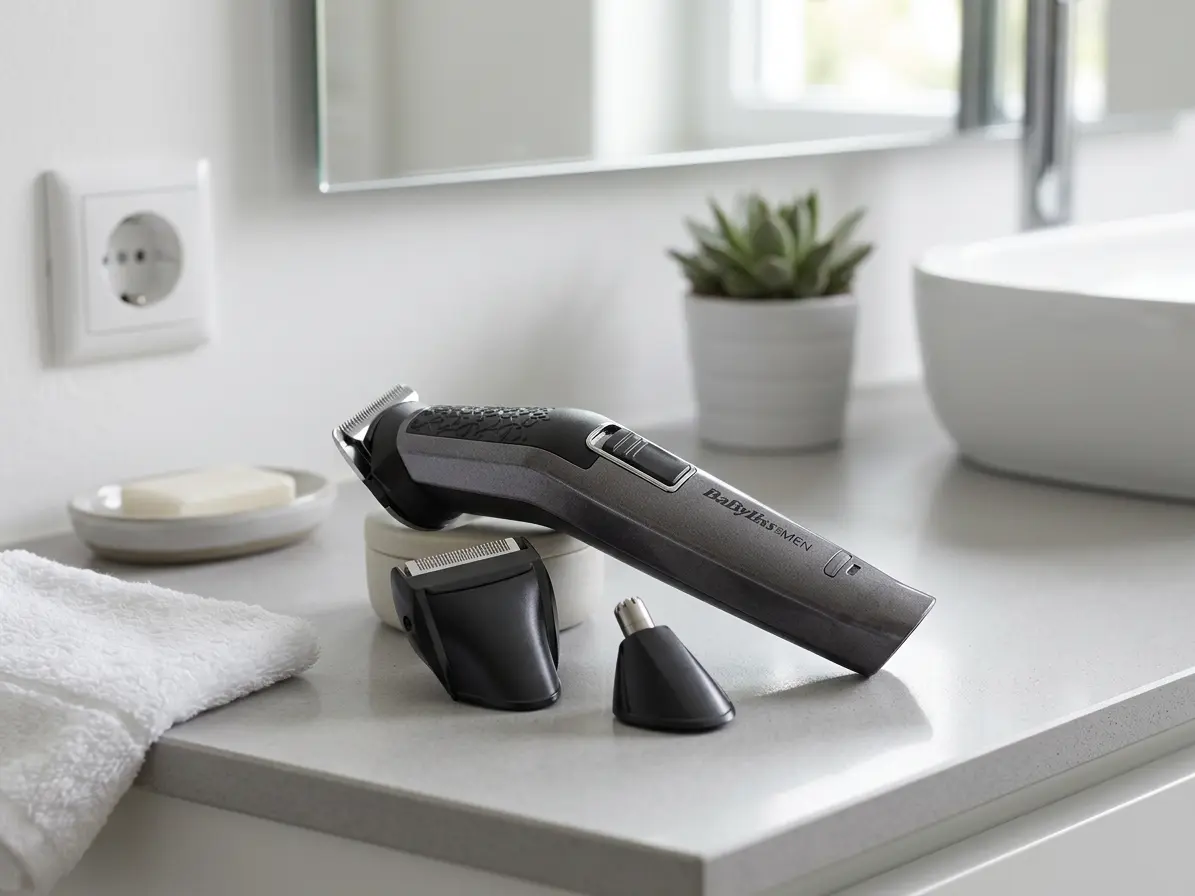 BaByliss 10-in-1 Carbon Titanium MT860E – placed in a clean, well-lit home environment