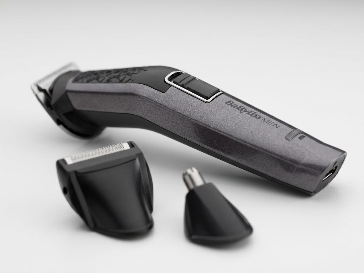 BaByliss 10-in-1 Carbon Titanium MT860E – detailed view of the key features, buttons and design elements