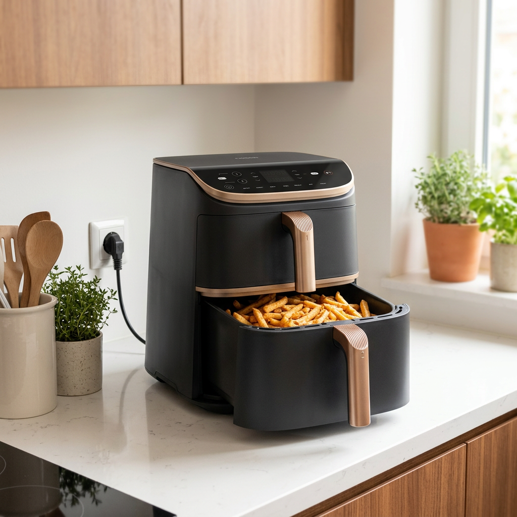 COSORI Turbo Tower™ 10,8-Liter Heißluftfritteuse Pro Smart im Alltag