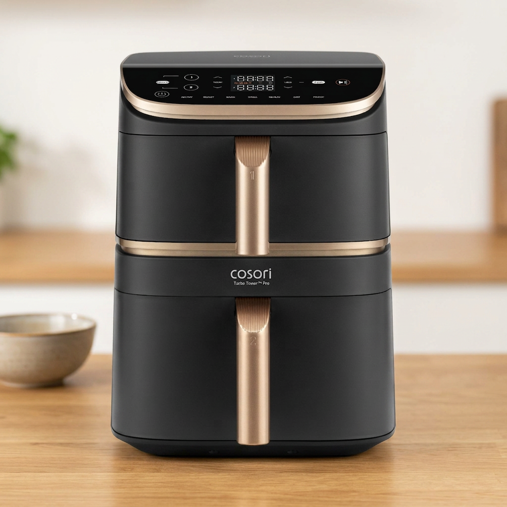 COSORI Turbo Tower™ 10,8-Liter Heißluftfritteuse Pro Smart im Alltag