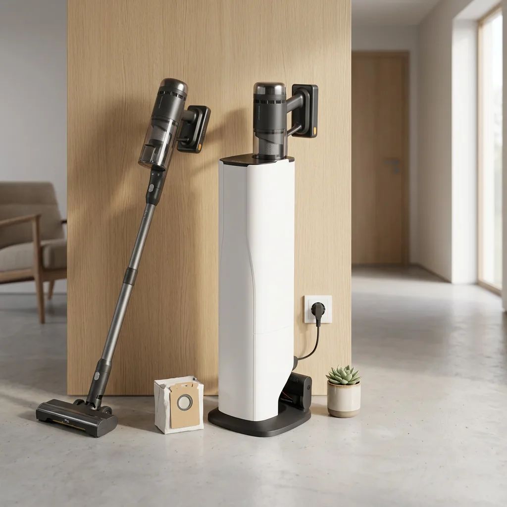 Roborock H60 Hub Ultra – placed in a clean, well-lit home environment