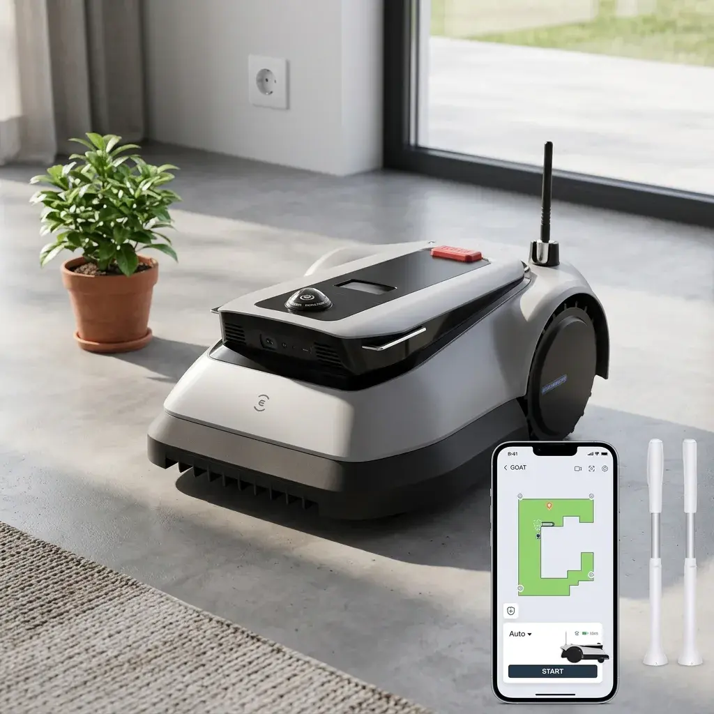 Ecovacs GOAT G1-800 – placed in a clean, well-lit home environment