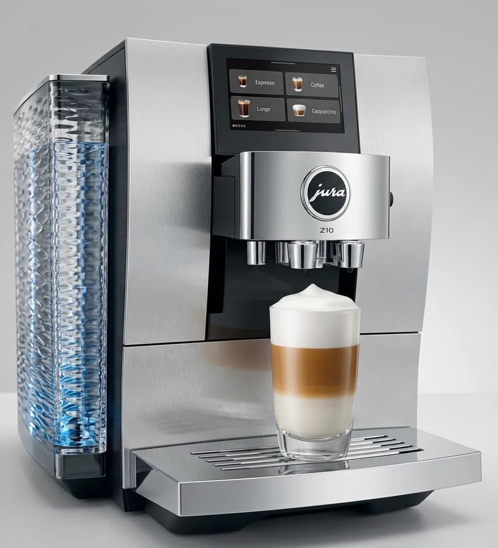 Jura Z10 – detailed view of the key features, buttons and design elements