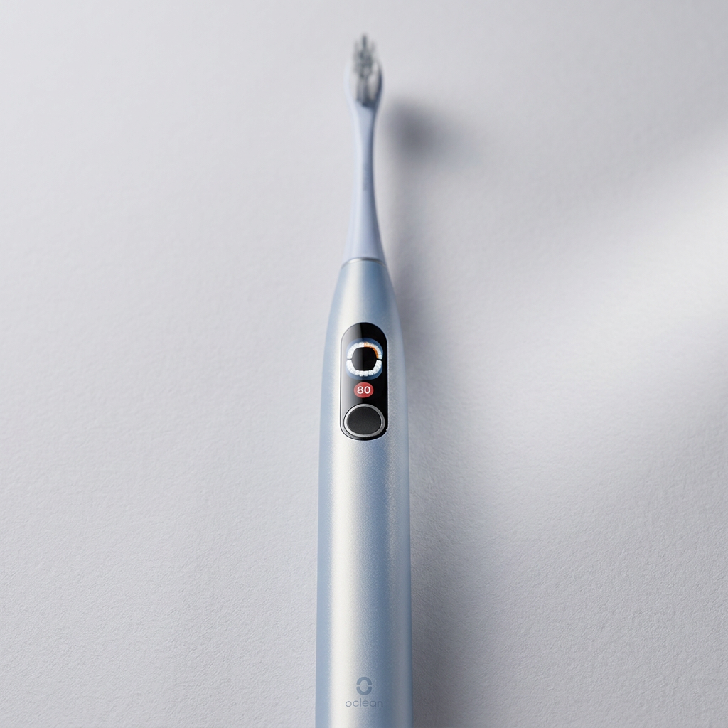 Oclean X Pro Digital – detailed view of the key features, buttons and design elements