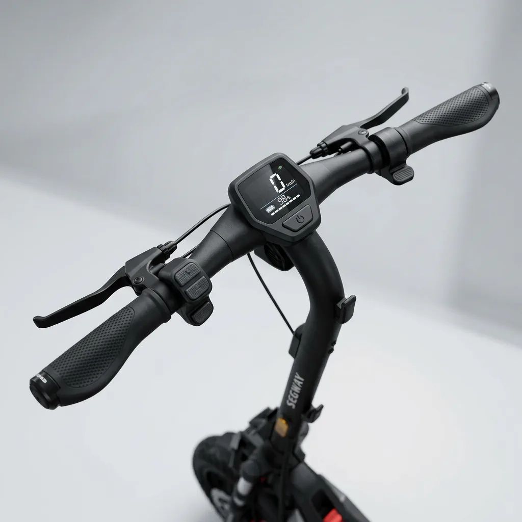 KI-Visualisierung: Segway eKickScooter ZT3 Pro D Detailansicht eines elektrischen Rollers