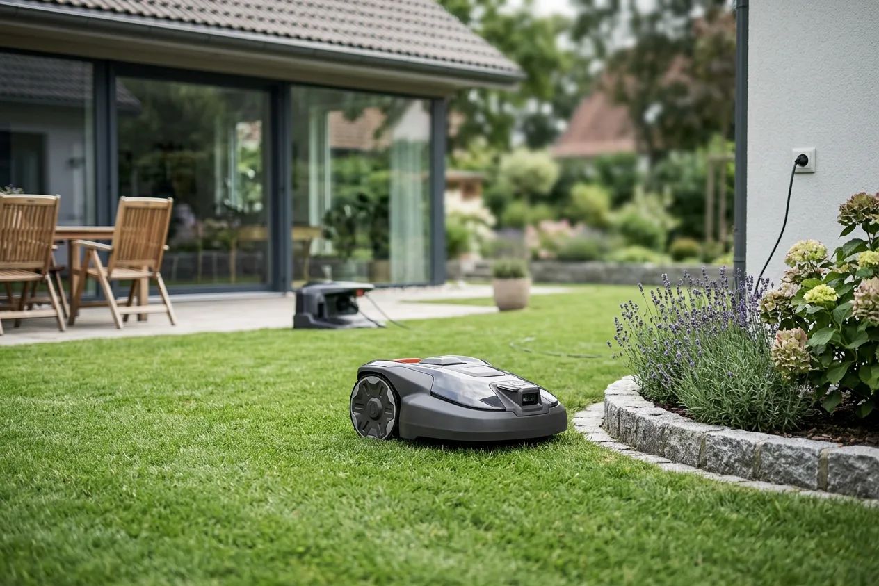 Husqvarna Automower 312V – being used in a natural, realistic everyday scenario